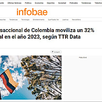 El mercado transaccional de Colombia moviliza un 32% menos de capital en el ao 2023, segn TTR Data